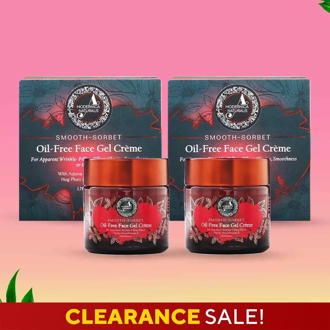 Smooth-Sorbet | Oil-Free Face Gel Crème | For Apparent Wrinkle-Filling Effect, Clarity, Smoothness & Hydration - Pack of 2