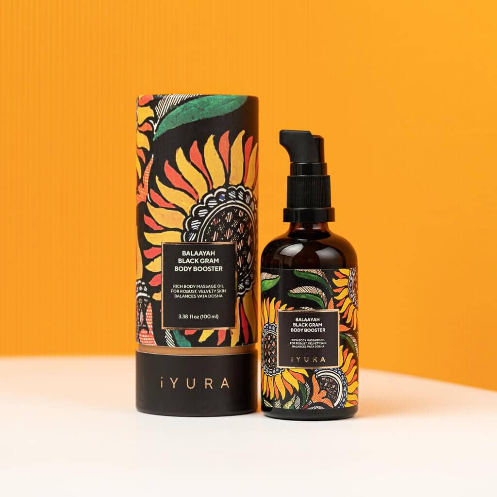 Balaayah Black Gram Body Booster - Pack of 2 Body Oil iYURA