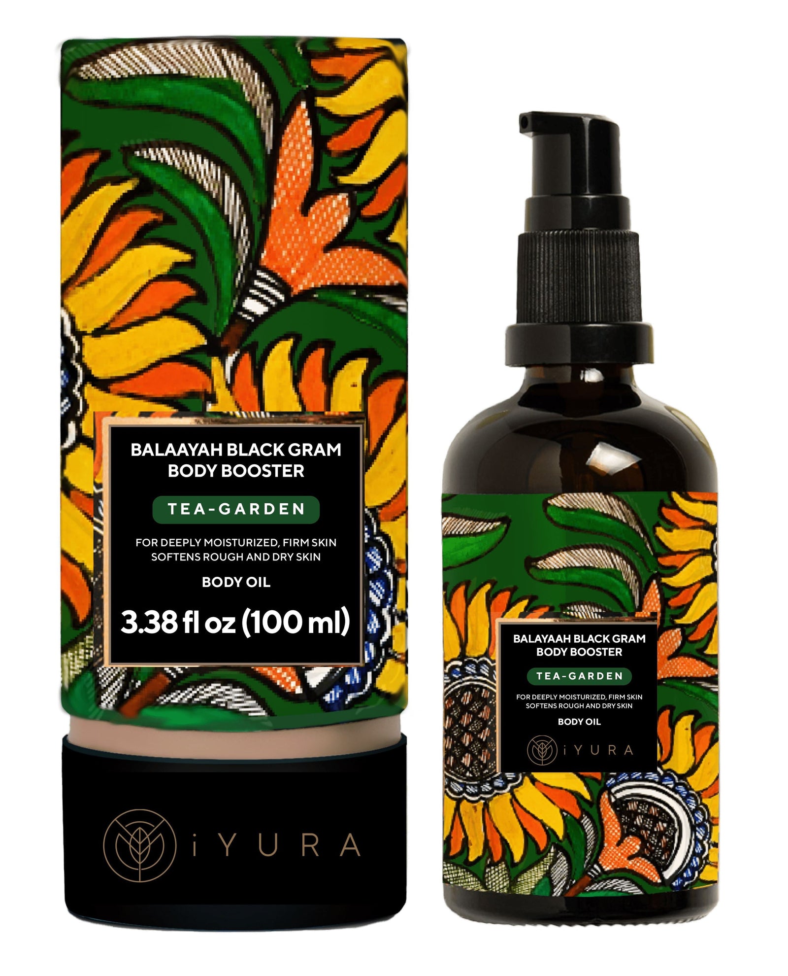 Balaayah Black Gram Body Booster - Tea-Garden Blend Body Oil iYURA