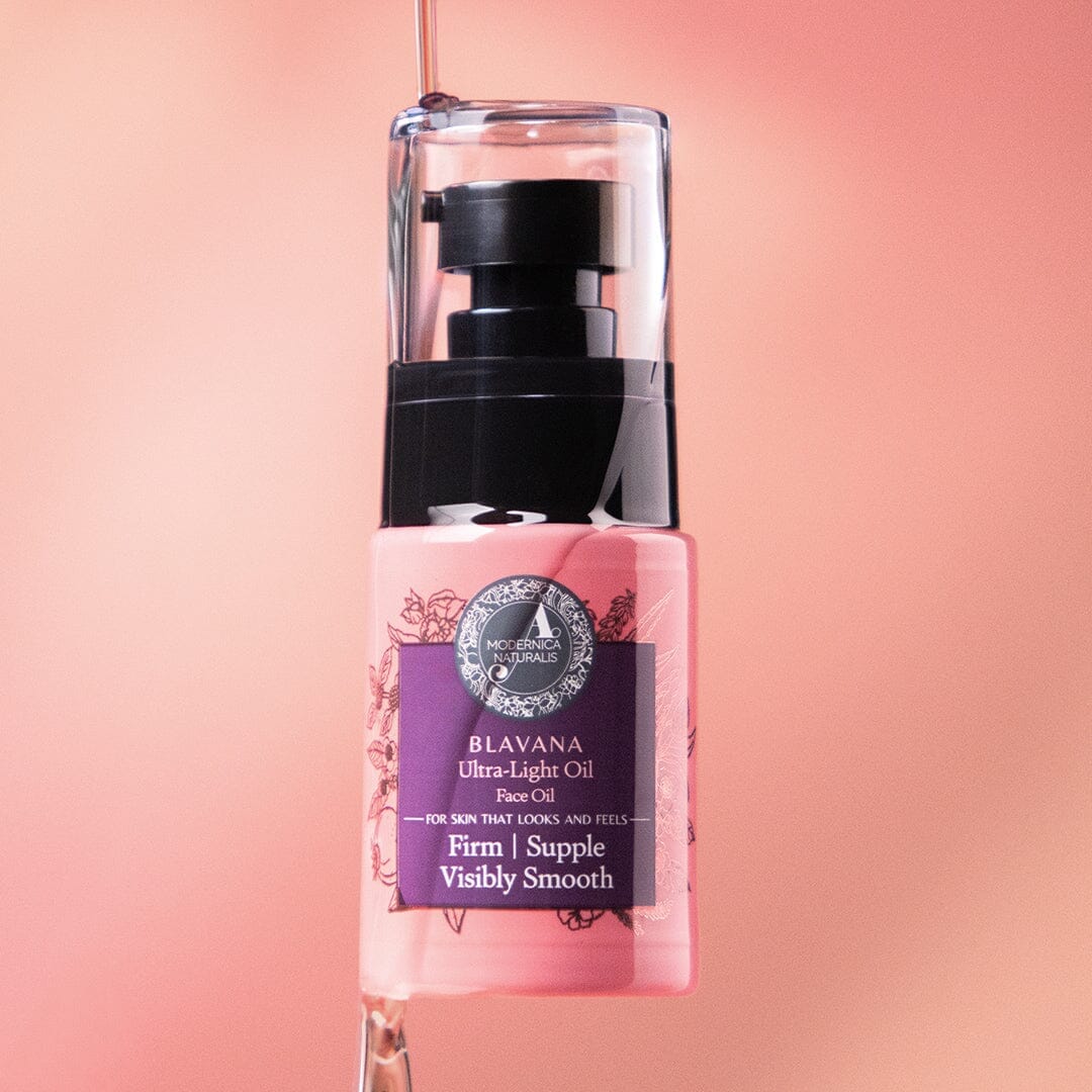 Blavana Ultra-Light Face Oil – Moisturizes, Softens, Firms Dry, Aging, Crepey Skin - Revolutionary Formula with Black Gram – Best Face Oil for Firm, Supple and Smooth Looking Skin – With Clinically Tested Ingredients Face oil A Modernica Naturalis