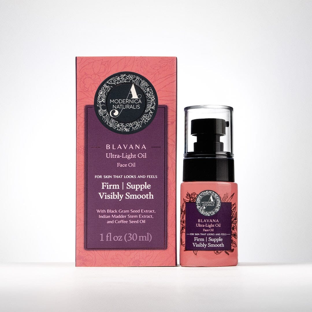 Blavana Ultra-Light Face Oil – Moisturizes, Softens, Firms Dry, Aging, Crepey Skin - Revolutionary Formula with Black Gram – Best Face Oil for Firm, Supple and Smooth Looking Skin – With Clinically Tested Ingredients Face oil A Modernica Naturalis