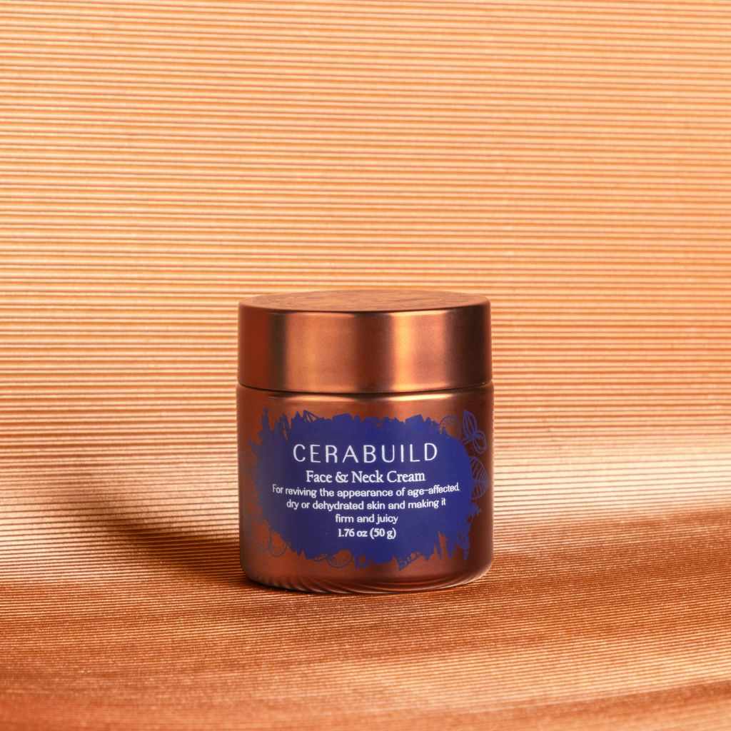 Cerabuild Face and Neck Cream - Restore and Protect Your Skin's Lost Moisture with Phyto-Ceramides Lotion & Moisturizer A Modernica Naturalis