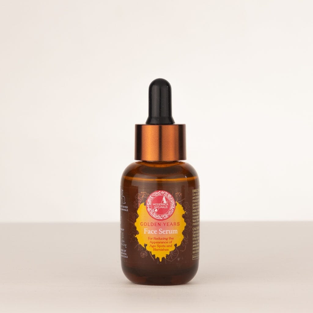 Golden Years - Face Serum For Age Spots, Clear Complexion & Unwrinkled-Appearance Face Serum A Modernica Naturalis