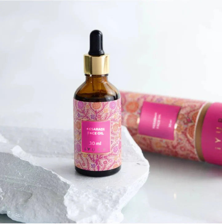Kesaradi Oil - Face Oil Moisturizer for Dry Skin or Sensitive Skin - Natural Skincare for Glowing Skin Face oil iYURA