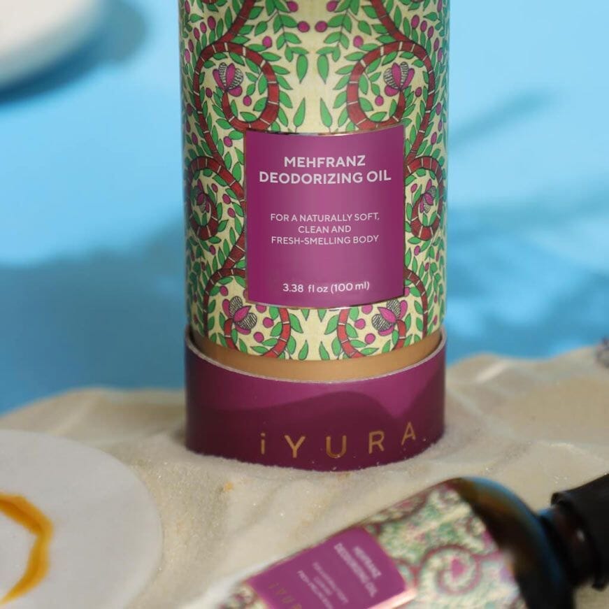 Mehfranz Deodorizing Oil - For A Naturally Soft, Clean and Fresh-Smelling Body Body Oil iYURA