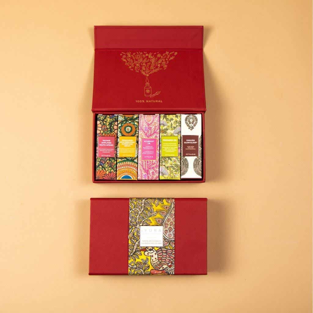 The Real Face of Beauty – 5 Ayurvedic Face Oil Minis Trial Kit iYURA