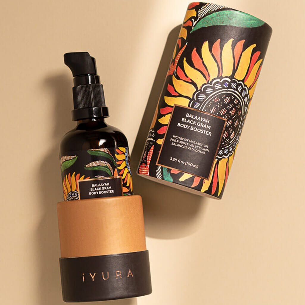 Balaayah Black Gram Body Booster Body Oil iYURA 