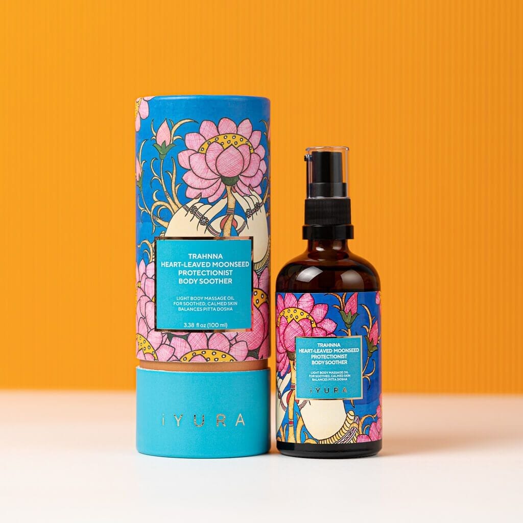 'Calm and Soothe' Ayurvedic Bestseller Essentials Bundle - With a soothing body oil, around-the-eye skin firming moisturizer, and an age-defying face cream with Pro Beauty set The Ayurveda Experience 