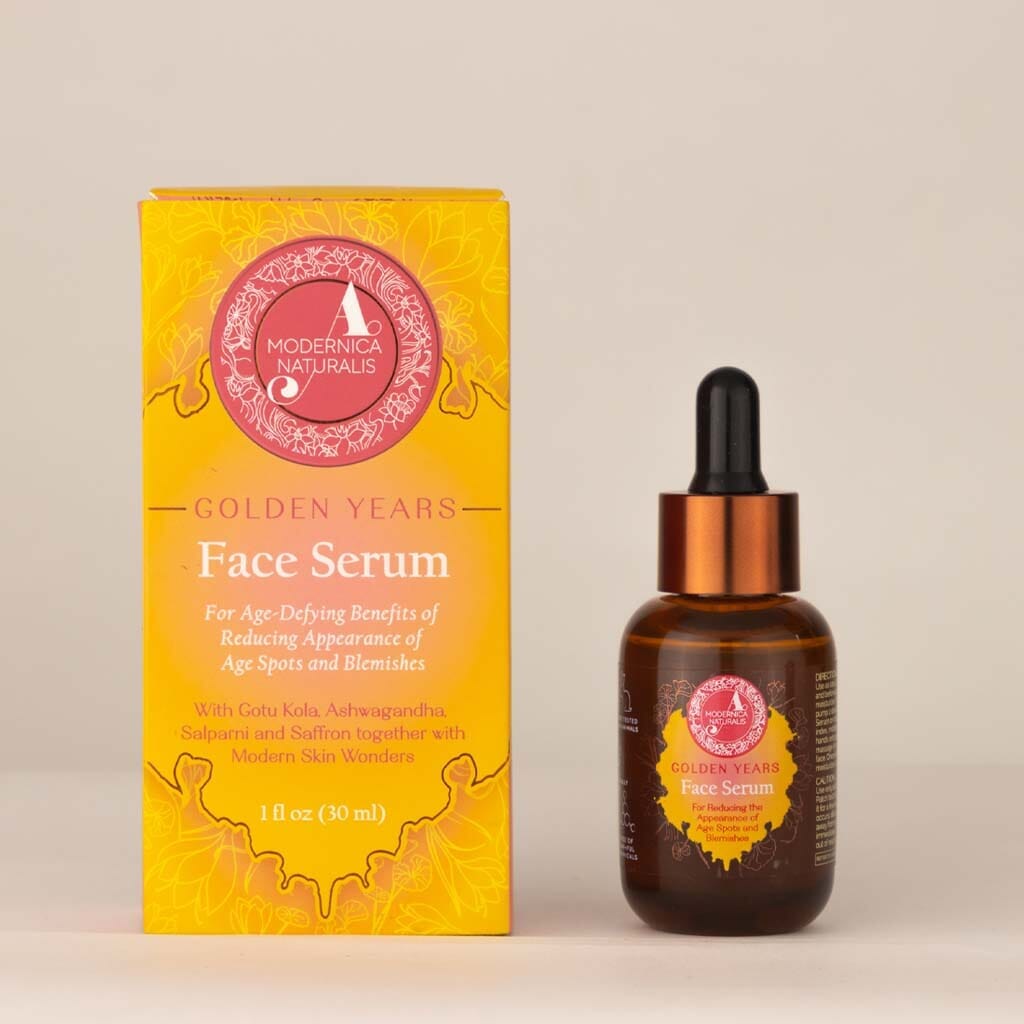 Golden Years - Face Serum For Age Spots, Clear Complexion & Unwrinkled-Appearance Face Serum A Modernica Naturalis 