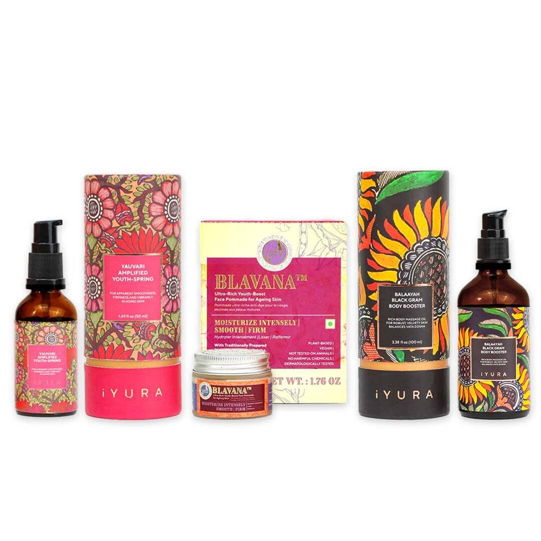 The Ayurveda Experience Black Gram Edit - Face and Body Trio with the Power of Black Gram Skin Care A Modernica Naturalis 